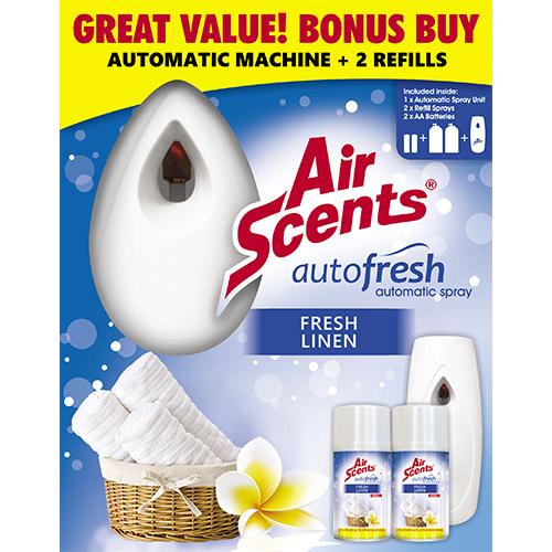 Air Scents Autofresh Automatic Spray Kit – Fresh Linen