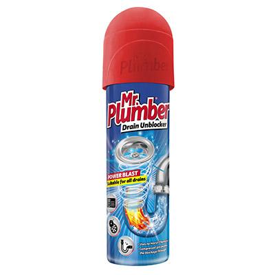 Mr. Plumber Drain Unblocker Power Blast Aerosol 180ml