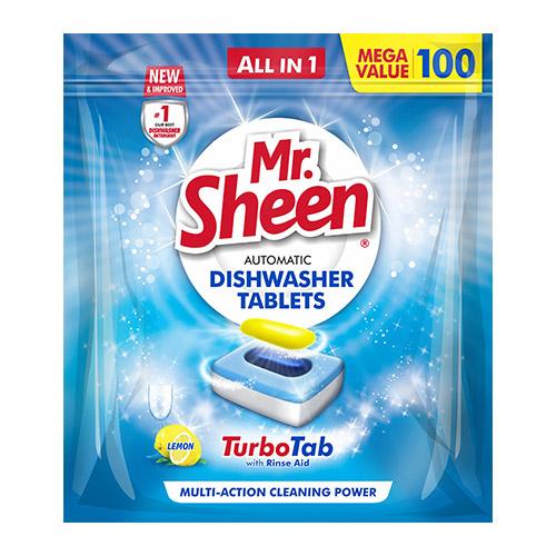 Mr. Sheen Automatic Dishwasher Detergent Tablets (100 Tablets)