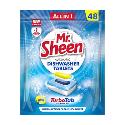 Mr. Sheen Automatic Dishwasher Detergent Tablets (48 Tablets) Lemon