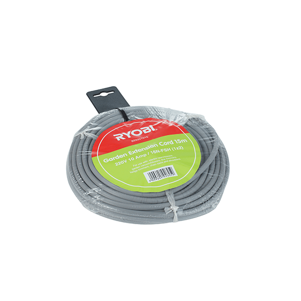Ryobi Garden Extension Cords 15m 220V 10AMP